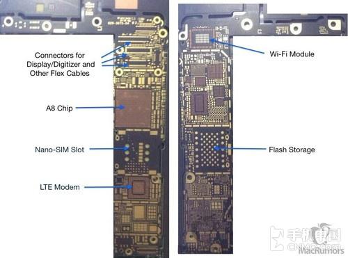 将支持nfc 疑似iphone 6逻辑主板曝光 深圳手机批发